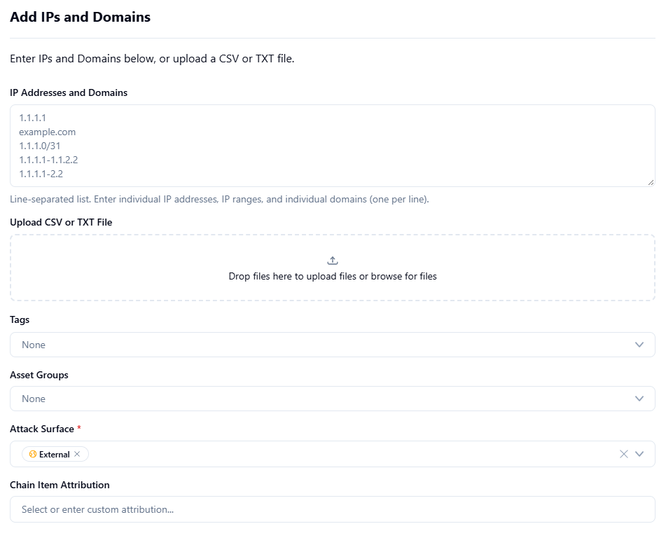 Add an asset example