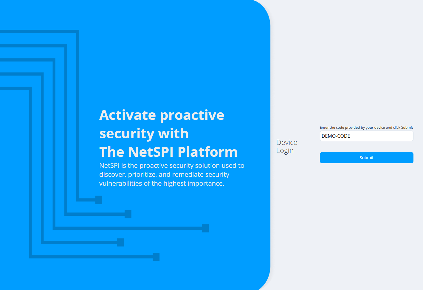 Platform login with agent code