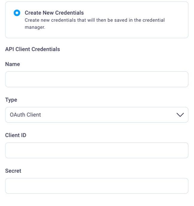 Add BAS credentials