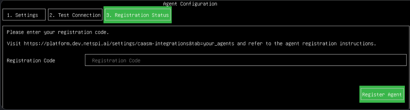 Agent config