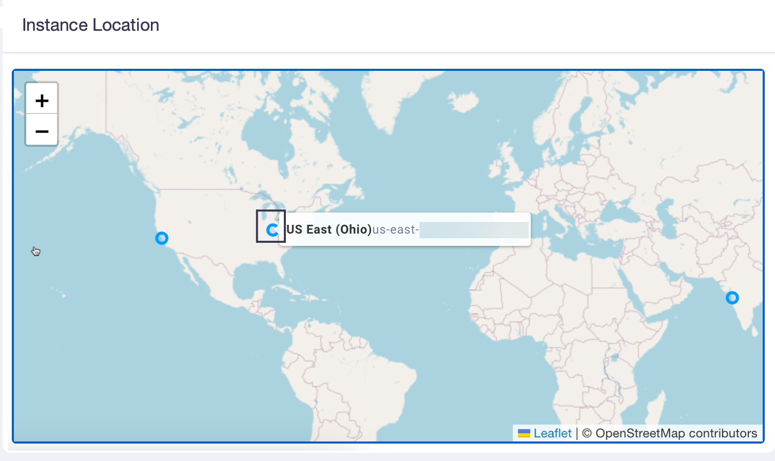 CAASM Cloud Instance Location