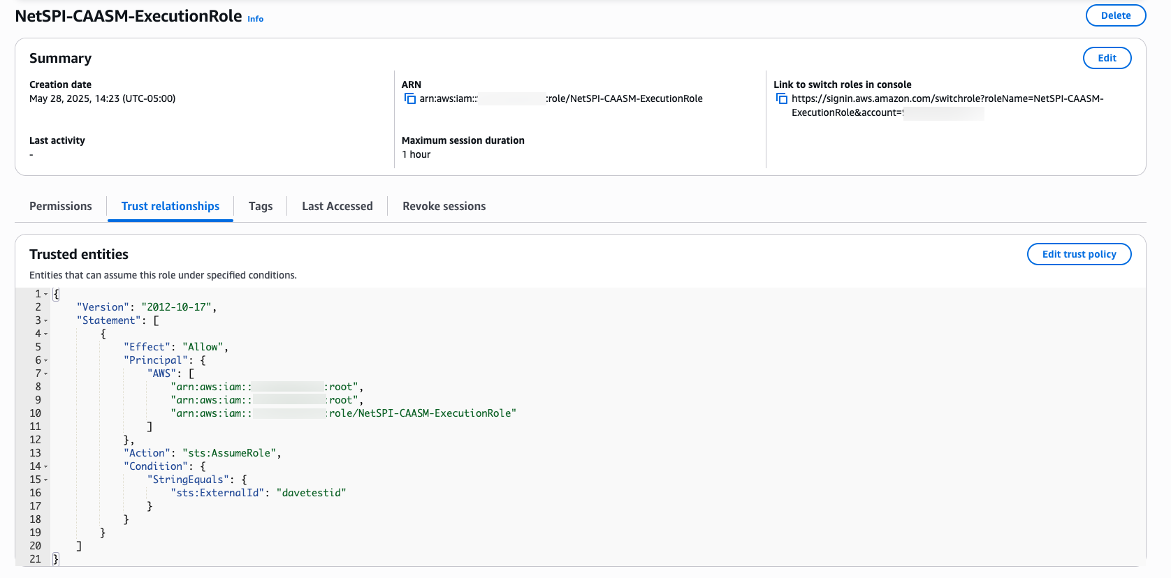 AWS Create Role
