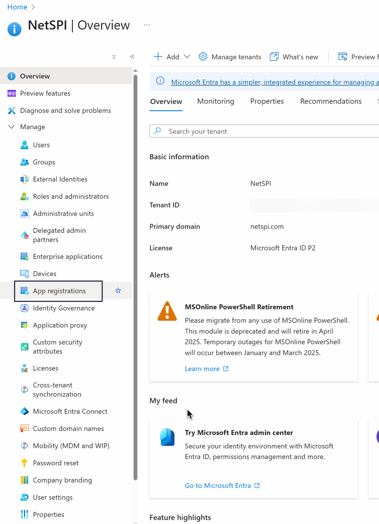 MS Graph Config Step 2