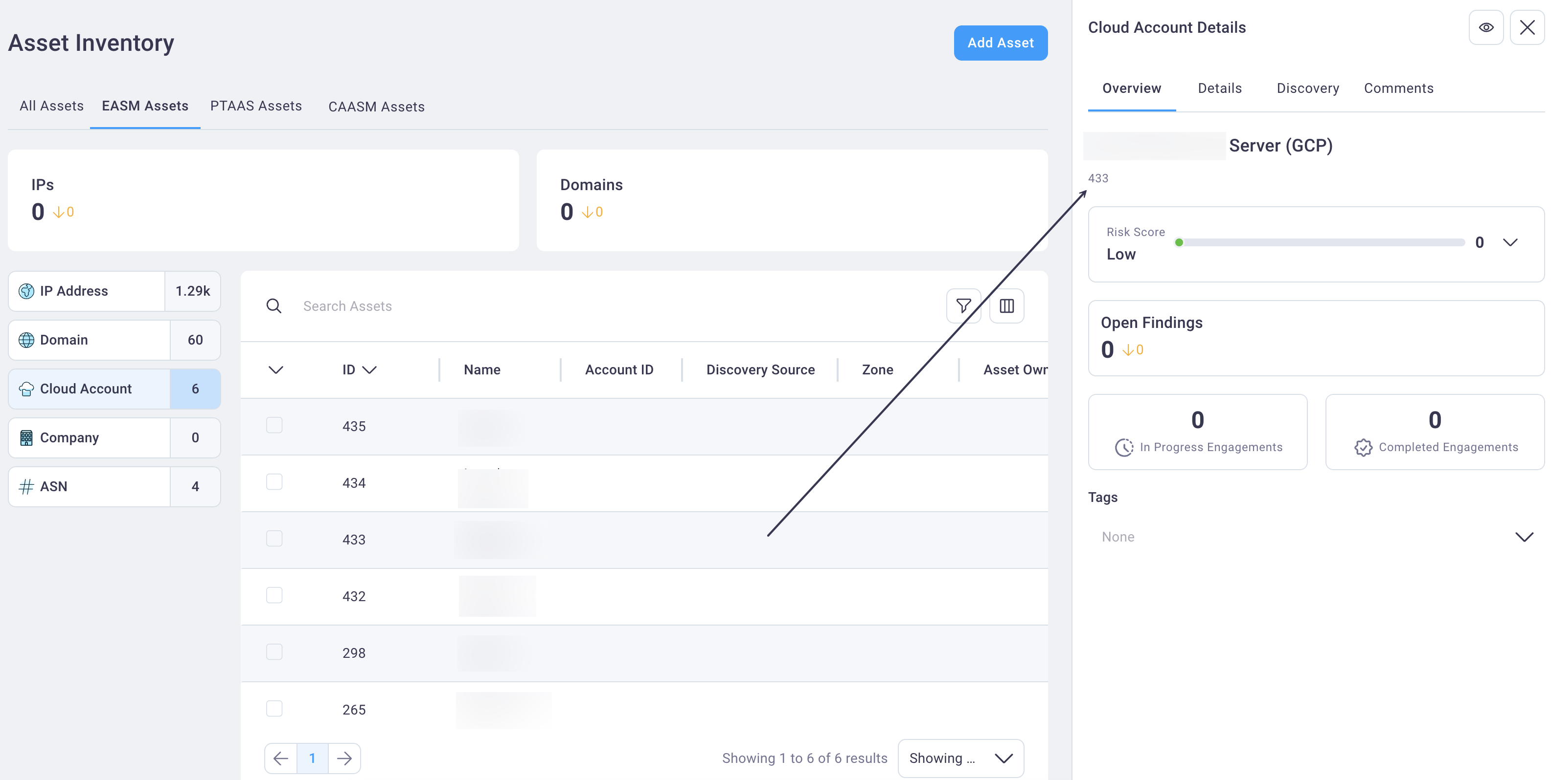 Cloud Account Details