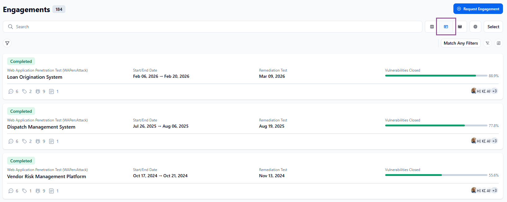 List view example