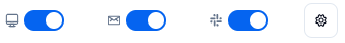 Notification icons